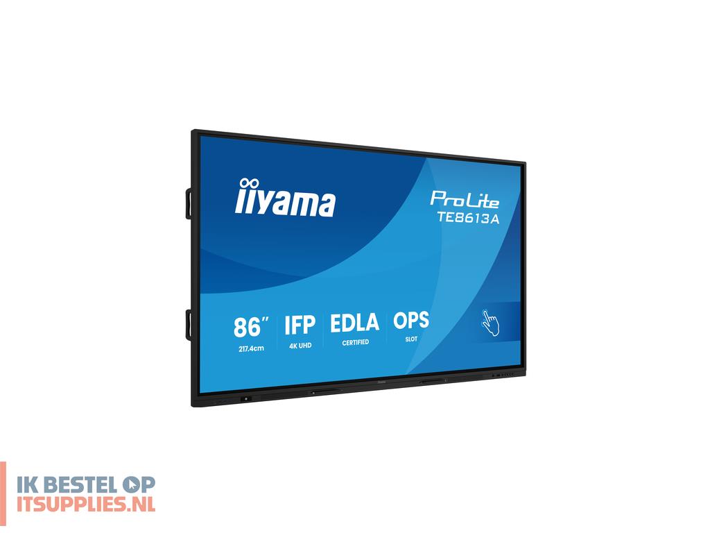 5231713-iiyama_te8613a-b1ag_beeldkrant_interactief_flatscreen_2-17_m_856_wifi_450_cdm²_4k_ultra_hd_zwart