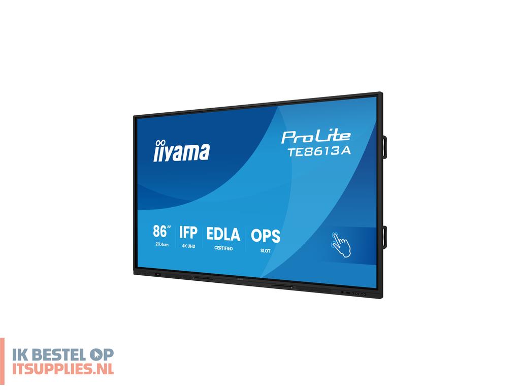 5241237-iiyama_te8613a-b1ag_beeldkrant_interactief_flatscreen_2-17_m_856_wifi_450_cdm²_4k_ultra_hd_zwart