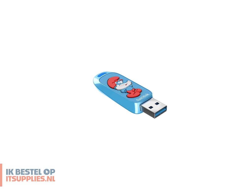 0733305-sandisk_smurfs_usb_flash_drive_128_gb_usb_type-a_32_gen_1_31_gen_1_blauw
