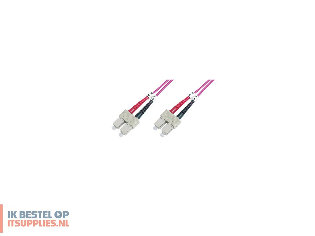 5821005-logon_al5scsc05i4i_infiniband_en_glasvezelkabel_5_m_2x_sc_roze