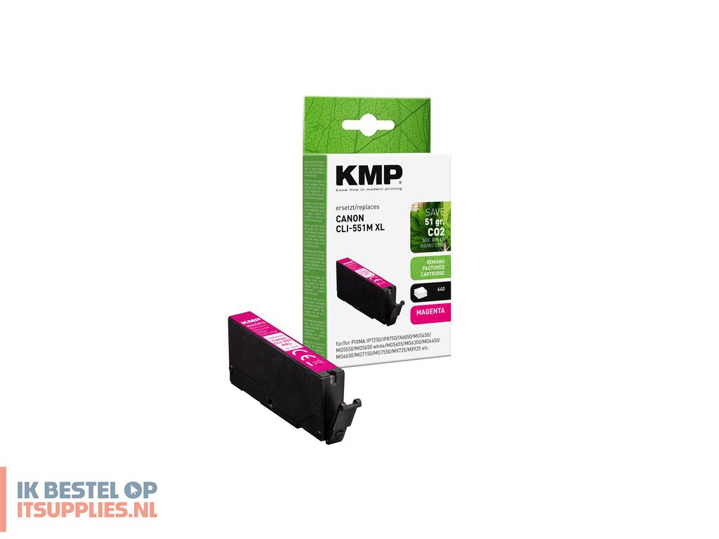 2157567-kmp_canon_cli551mxl_6445b001_inktcartridge_1_stuks_compatibel_magenta