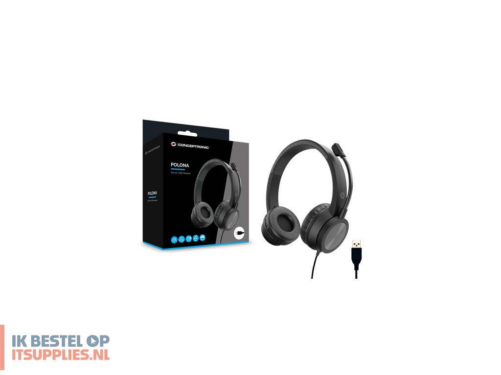 3608787-conceptronic_polona05b_hoofdtelefoonheadset_bedraad_hoofdband_oproepenmuziek_usb_type-a_zwart