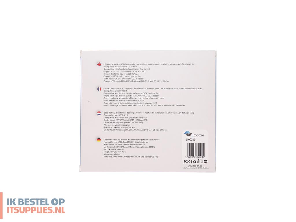4905279-logon_lhc030_usb_20_type-b_zwart-_zilver
