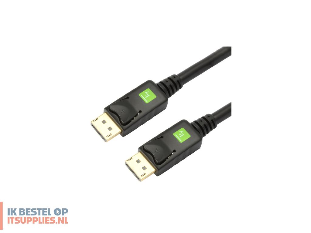 4908455-techly_icoc_dsp-a-100_displayport_kabel_10_m_zwart