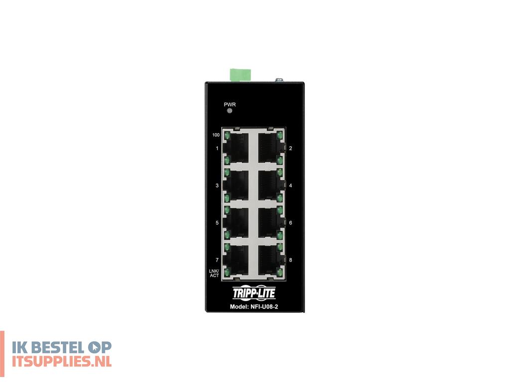5259999-tripp_lite_nfi-u08-2_netwerk-switch_unmanaged_fast_ethernet_10100_zwart