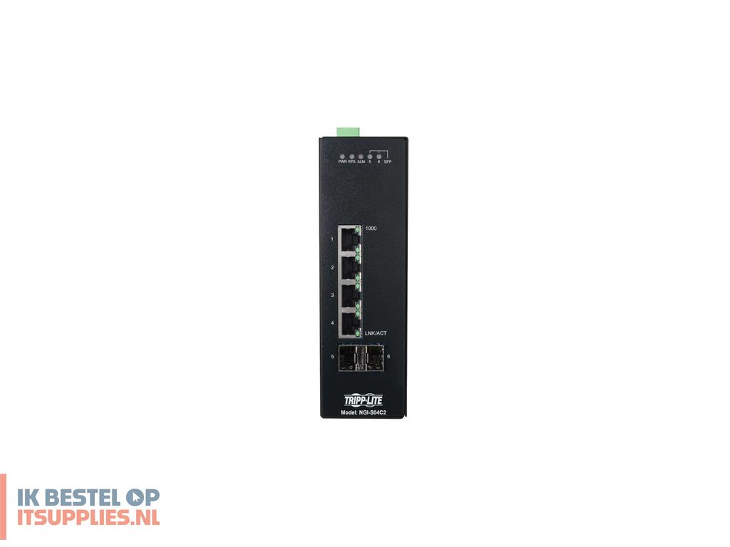 3008682-tripp_lite_ngi-s04c2_netwerk-switch_unmanaged_gigabit_ethernet_101001000_zwart