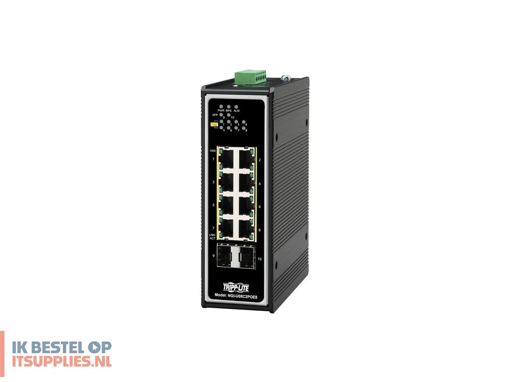 5656374-tripp_lite_ngi-u08c2poe8_netwerk-switch_unmanaged_gigabit_ethernet_101001000_power_over_ethernet_poe_zwart