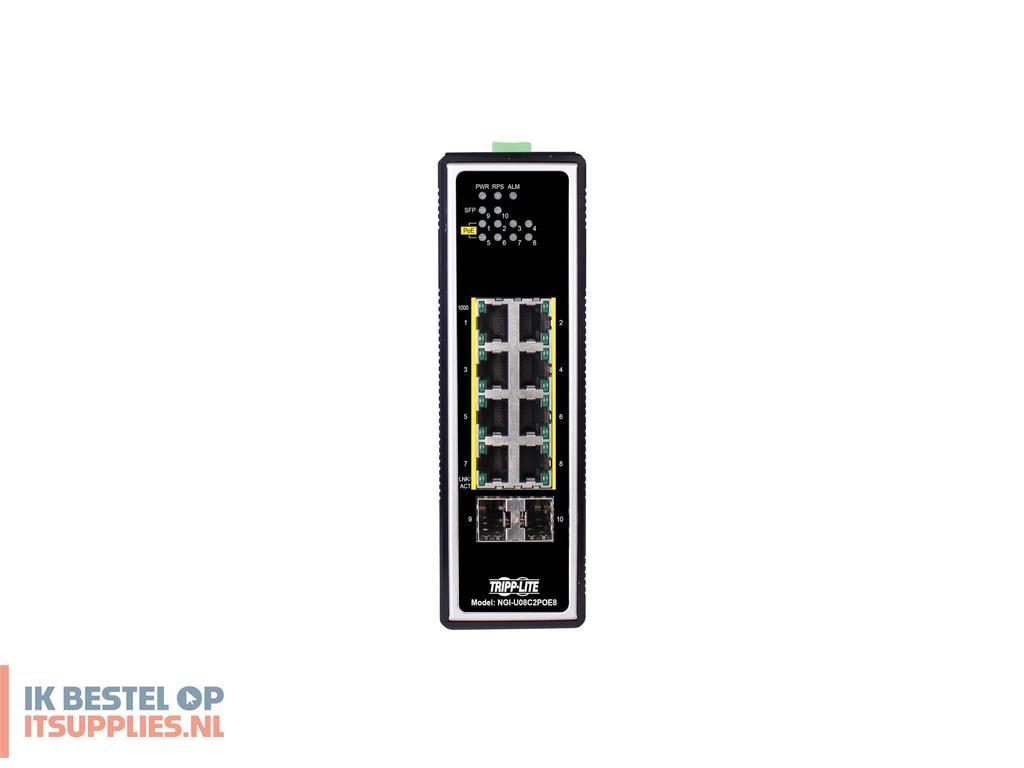 5703210-tripp_lite_ngi-u08c2poe8_netwerk-switch_unmanaged_gigabit_ethernet_101001000_power_over_ethernet_poe_zwart