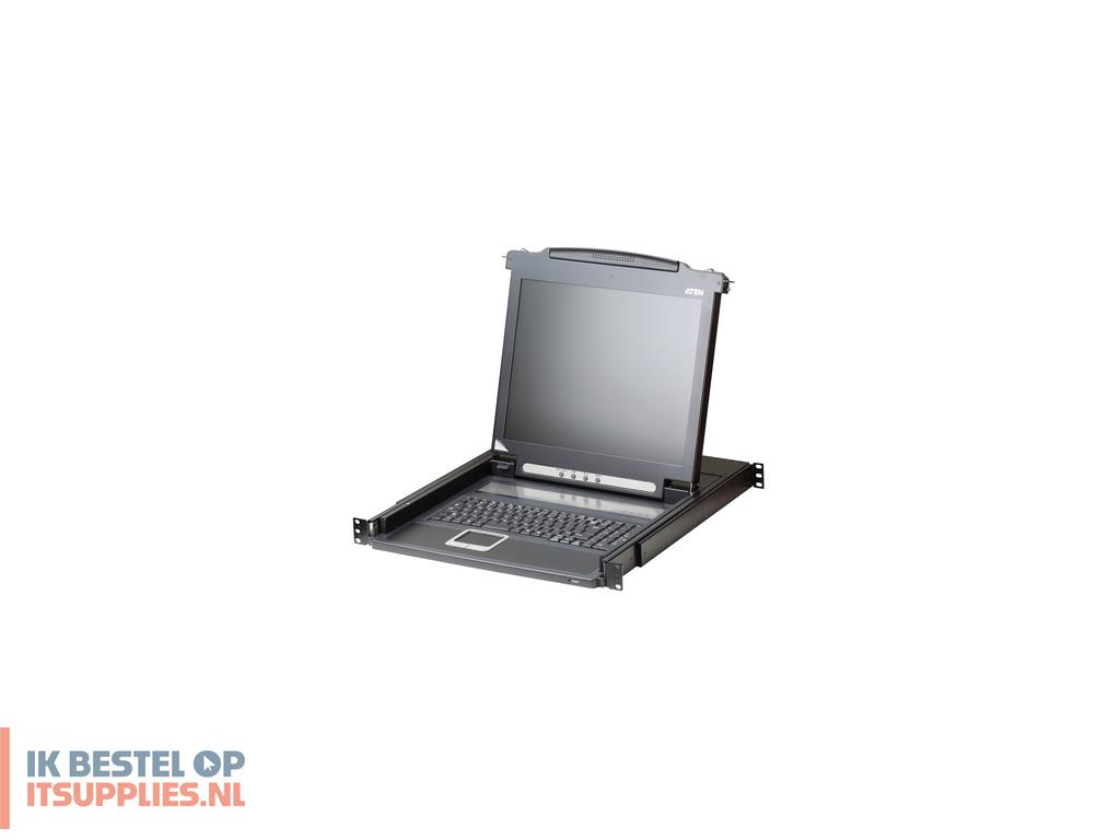 3032002-aten_cl1000m_rack_console_43-2_cm_17_1280_x_1024_pixels_metaal-_kunststof_zwart_1u
