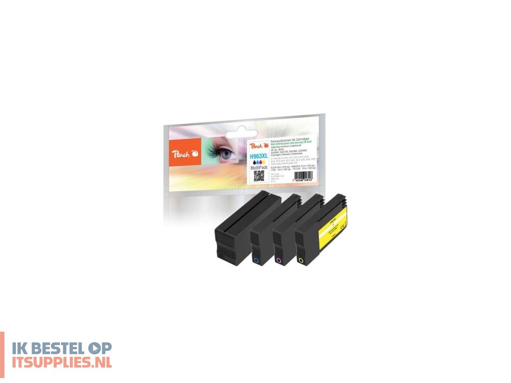0224259-peach_pi300-1031_inktcartridge_4_stuks_compatibel_hoog_xl_rendement_zwart-_cyaan-_roze-_geel
