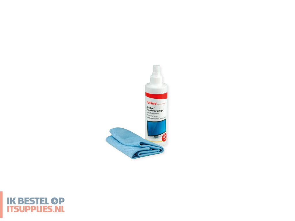 1536212-roline_19044160_computerreinigingskit_lcdledplasma-_lcdtftplasma_spray_droge_doekjes_voor