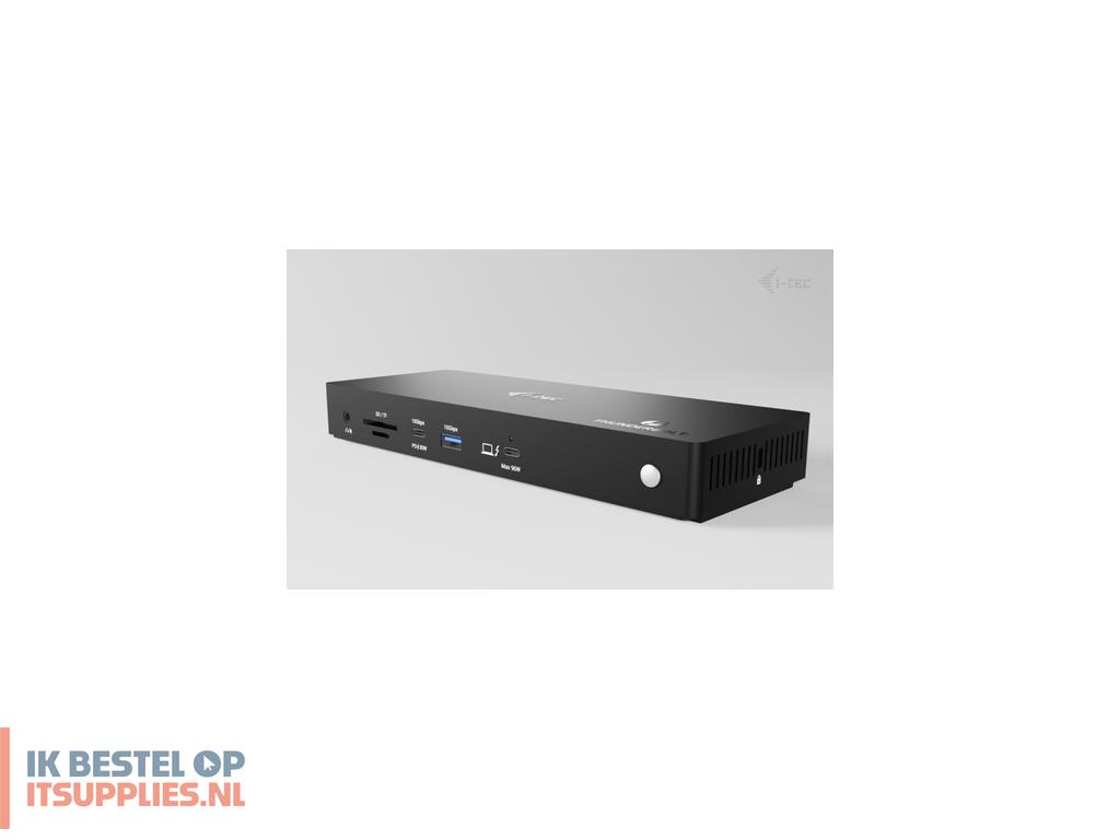 2945297-i-tec_tb4tripledockpd_laptop_dock_poortreplicator_bedraad_zwart