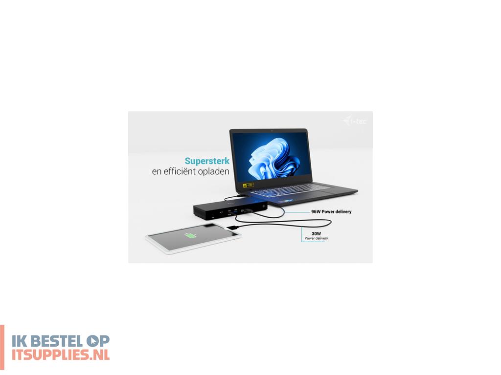 3023210-i-tec_tb4tripledockpd_laptop_dock_poortreplicator_bedraad_zwart