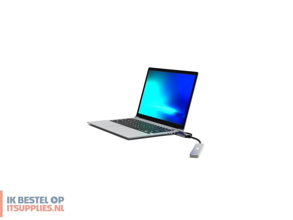 1717922-port_designs_900161_interface_hub_usb_20_type-a_5000_mbits_zilver