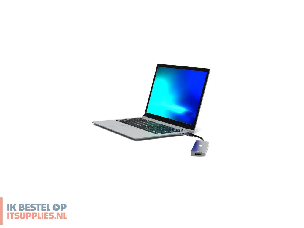 1548742-port_designs_900162_interface_hub_usb_type-c_zilver