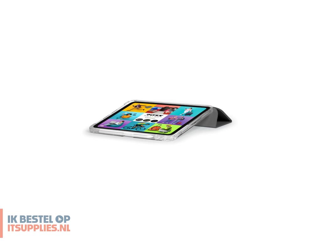 0123626-port_designs_201355_tabletbehuizing_27-7_cm_109_flip_case_zwart-_lavendel-_transparant