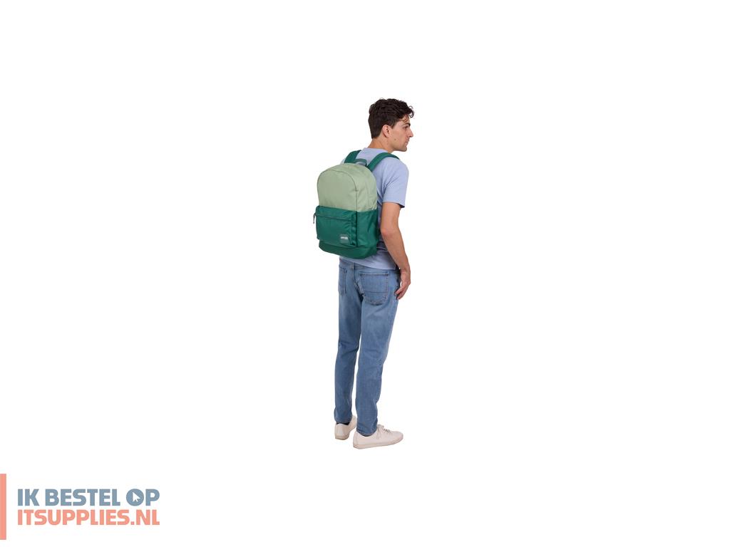 4629498-case_logic_campus_ccam1216_-_islay_greensmoke_pipe_rugzak_casual_rugzak_groen_polyester