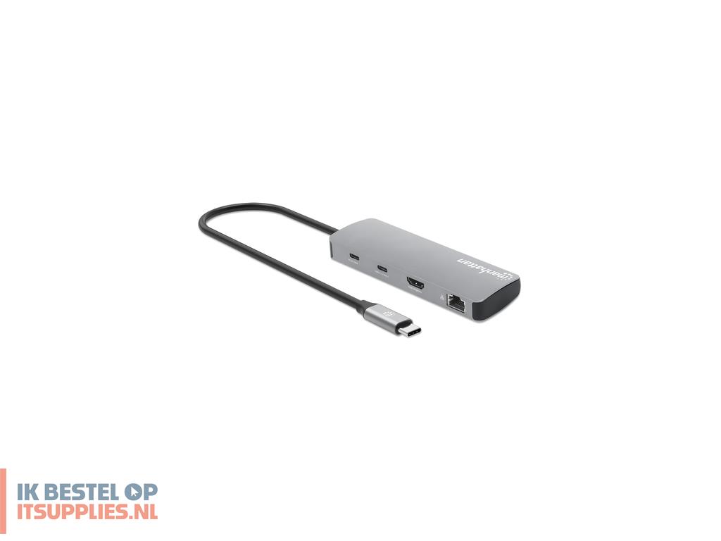1743292-manhattan_190459_laptop_dock_poortreplicator_bedraad_usb_32_gen_1_31_gen_1_type-c_grijs