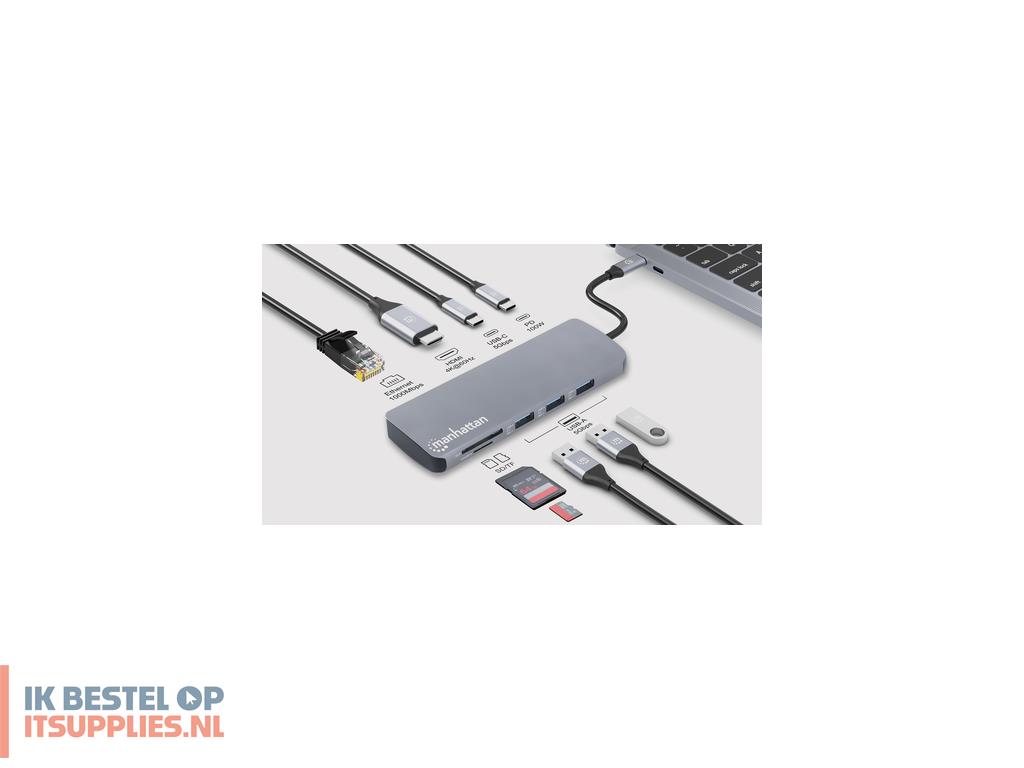 1804056-manhattan_190459_laptop_dock_poortreplicator_bedraad_usb_32_gen_1_31_gen_1_type-c_grijs