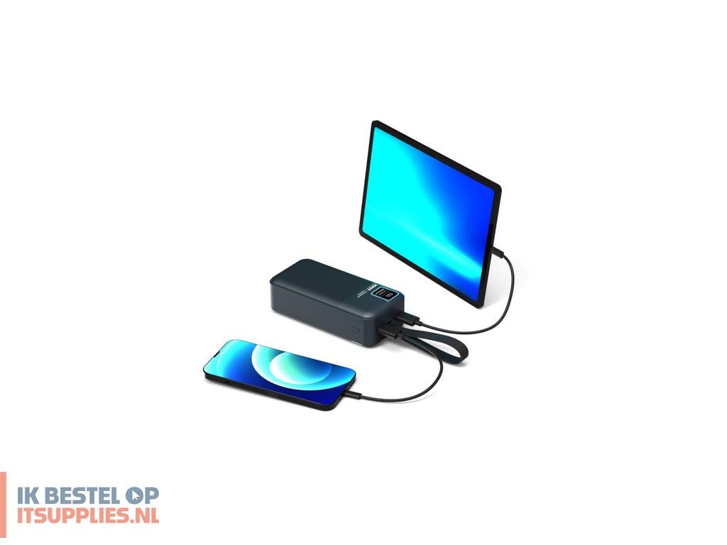 3050925-port_designs_907003_powerbank_lithium-polymeer_lipo_30000_mah_zwart