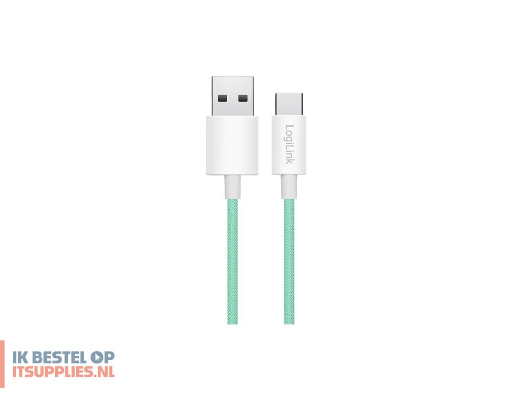 2006995-logilink_cu0326_usb-kabel_usb_20_0-5_m_usb_a_usb_c_groen