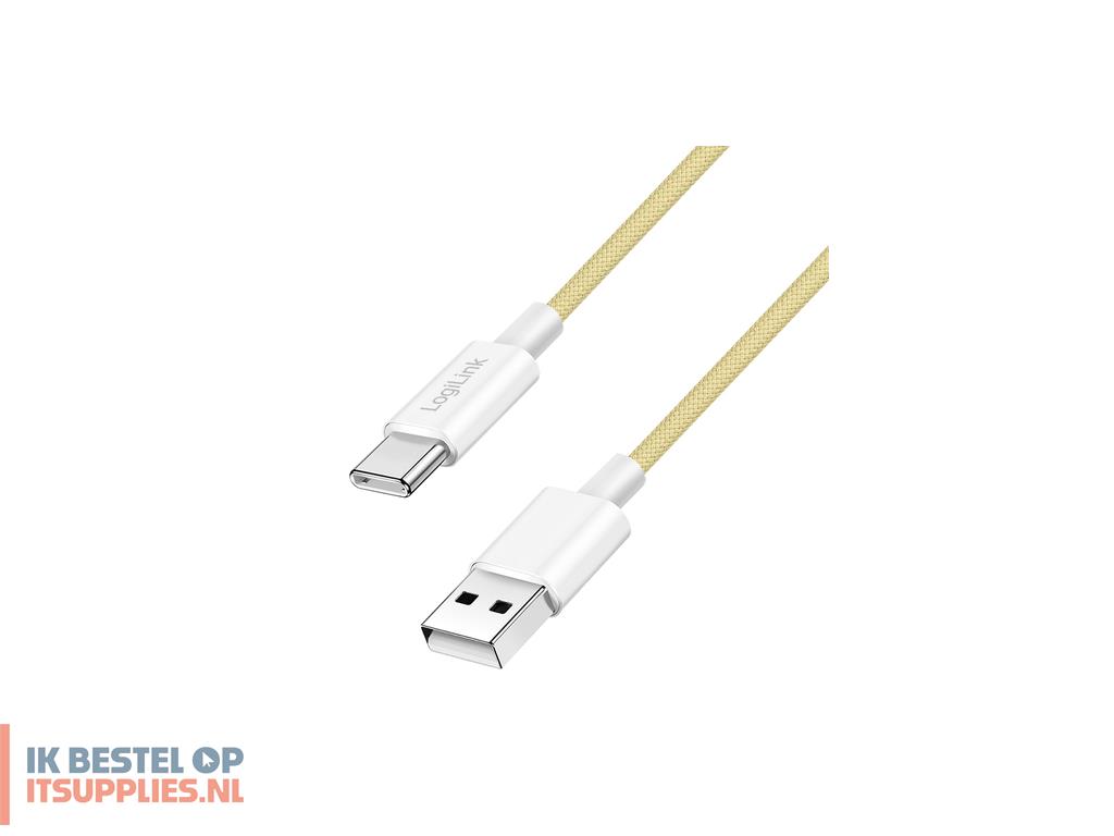 1908363-logilink_cu0334_usb-kabel_usb_20_1-5_m_usb_a_usb_c_geel