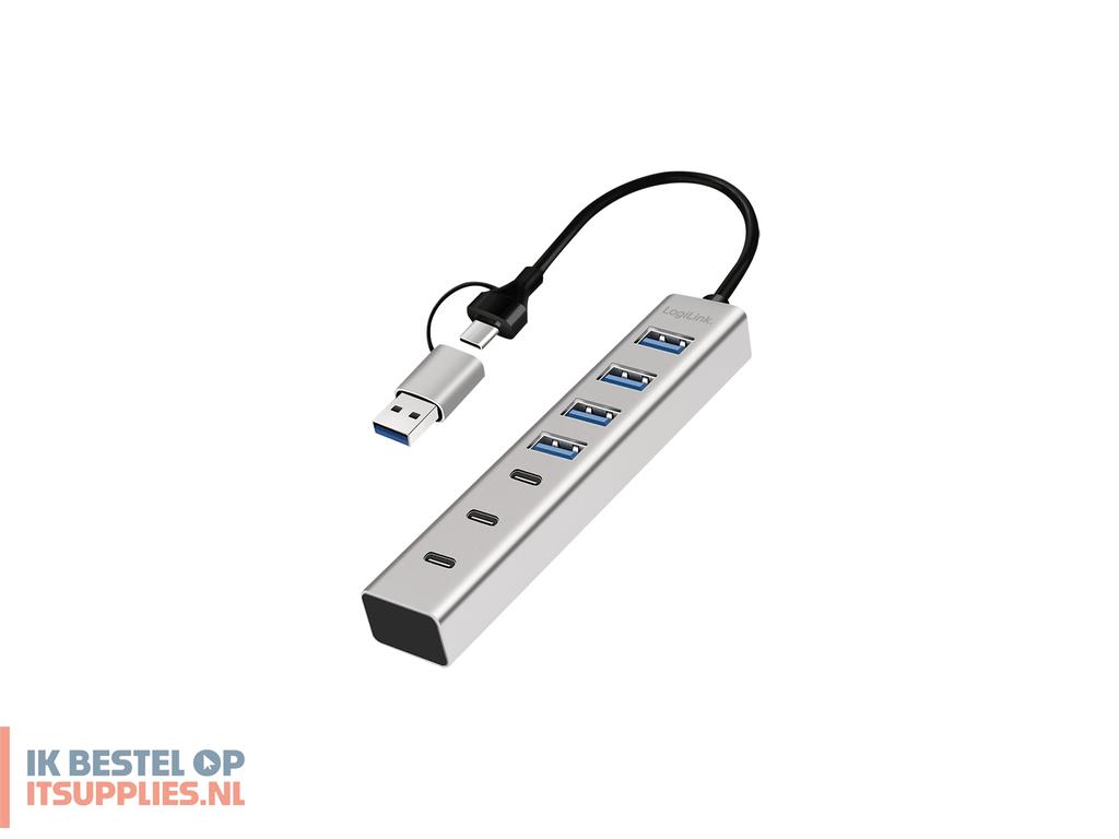 3058155-logilink_ua0442_interface_hub_usb_32_gen_1_31_gen_1_type-a_type-c_5000_mbits_grijs