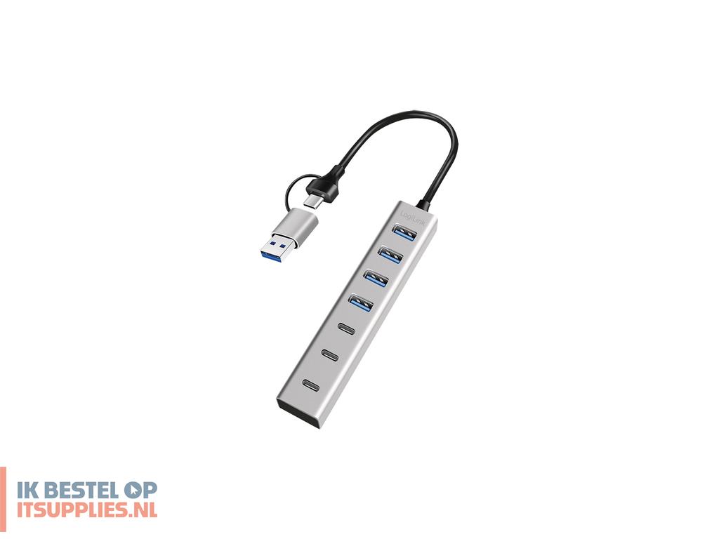 3059969-logilink_ua0442_interface_hub_usb_32_gen_1_31_gen_1_type-a_type-c_5000_mbits_grijs