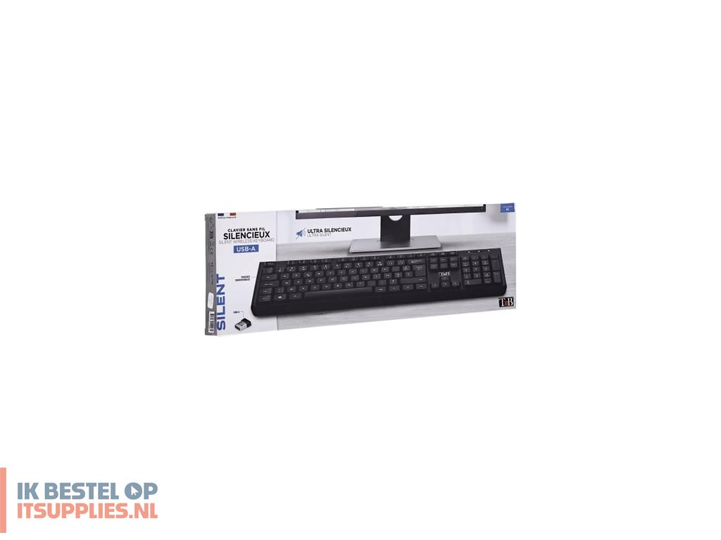 4314176-tnb_kbsilent_toetsenbord_rf_draadloos_azerty_zwart