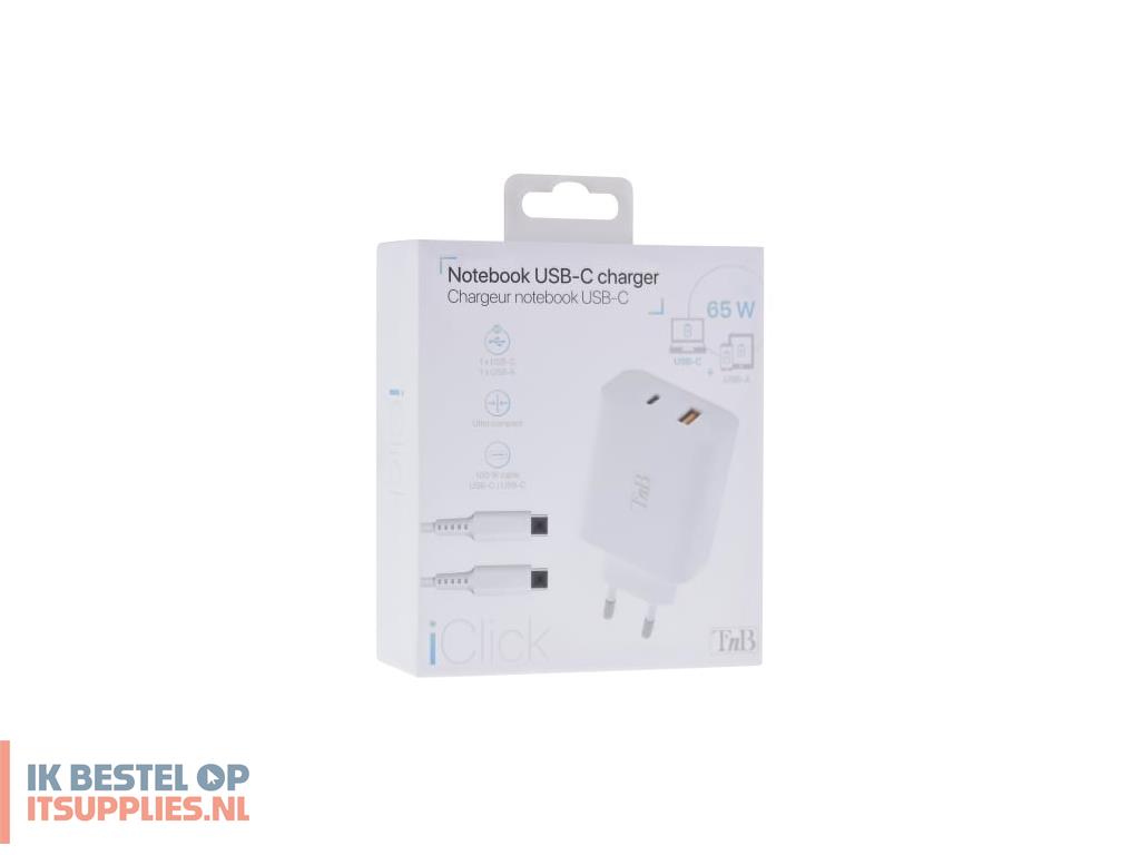 5548010-tnb_chnbtiny65_oplader_voor_mobiele_apparatuur_laptop-_smartphone-_tablet_wit_ac_snel_opladen_binnen