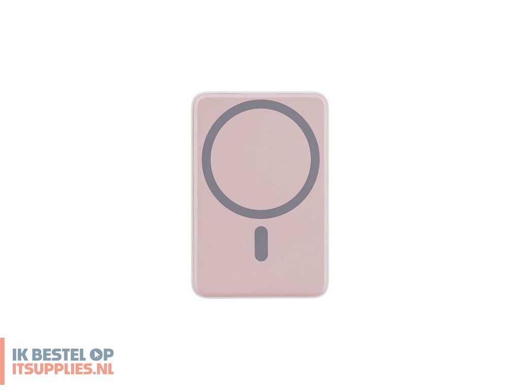 1337423-tnb_pbumag5pk_powerbank_5000_mah_draadloos_opladen_roze