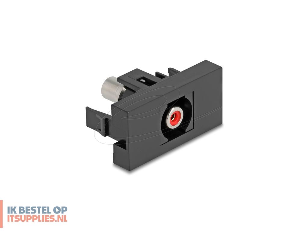 4722379-delock_easy_45_wandcontactdoos_2_x_rca_zwart-_rood
