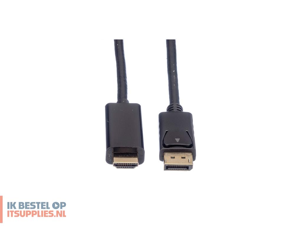 1557775-roline_11045787_video_kabel_adapter_3_m_displayport_zwart