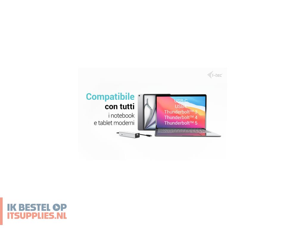 2501300-i-tec_metal_c31hubmetal8kpdpro_interface_hub_usb_type-c_10000_mbits_zilver