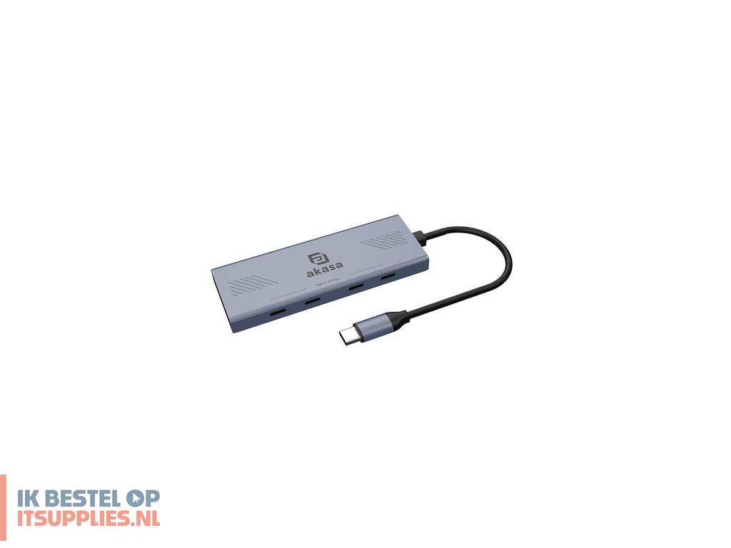 1622066-akasa_ak-cbca32-18bk_interface_hub_usb_type-c_10000_mbits_grijs
