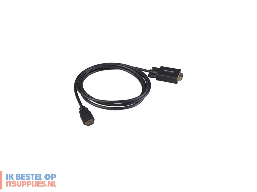3141384-akasa_ak-cbhd26-20bk_video_kabel_adapter_2_m_hdmi_type_a_standaard_vga_d-sub_zwart
