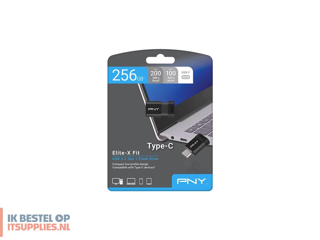 3529307-pny_elite-x_usb_flash_drive_256_gb_usb_type-c_32_gen_1_31_gen_1_zwart
