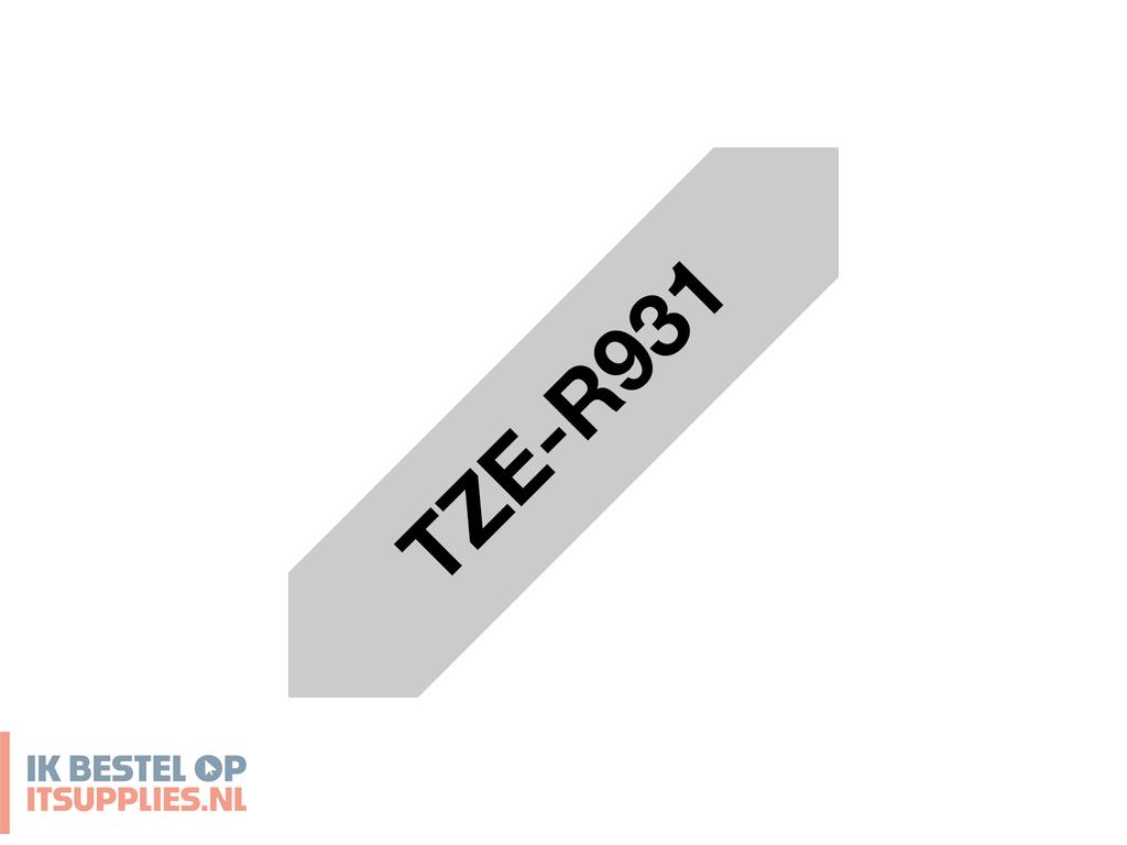 1118209-brother_tze-r931_labelprinter-tape_zwart_op_zilver