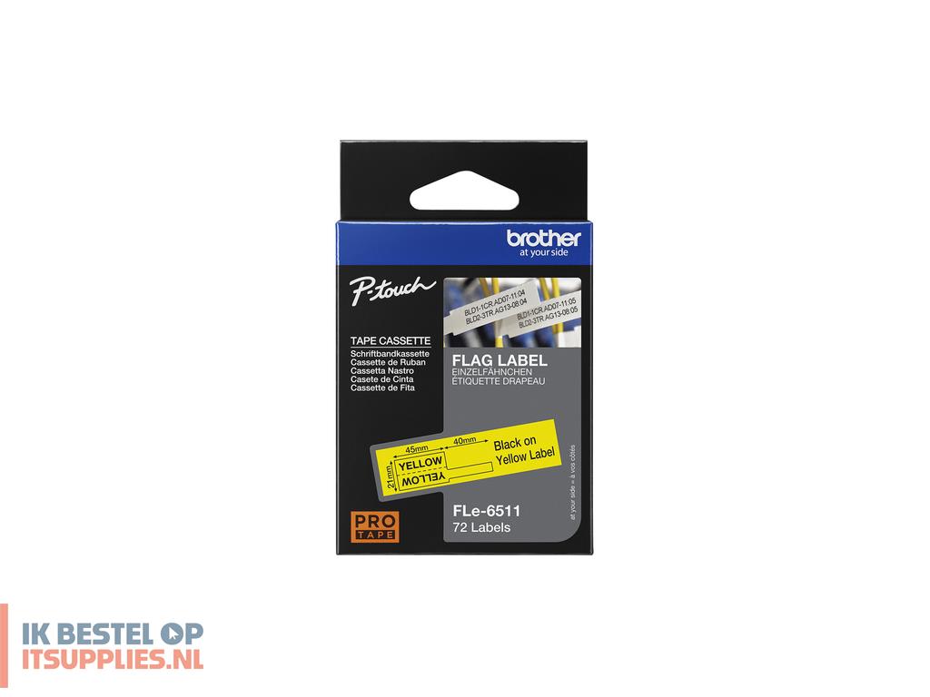 0319097-brother_fle-6511_labelprinter-tape_zwart_op_geel
