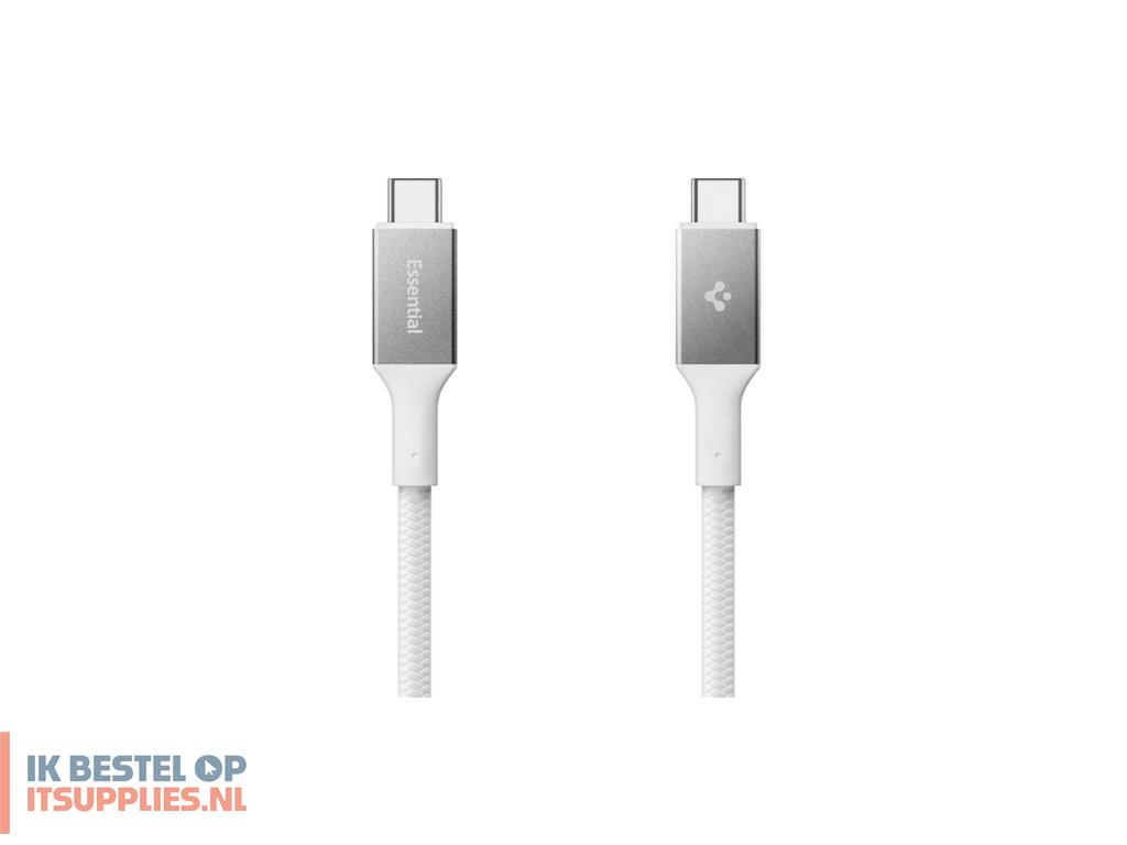 0208625-spigen_essential_eb10010cc_usb-kabel_usb_32_gen_1_31_gen_1_1_m_usb_c_5_gbits_100_w_wit