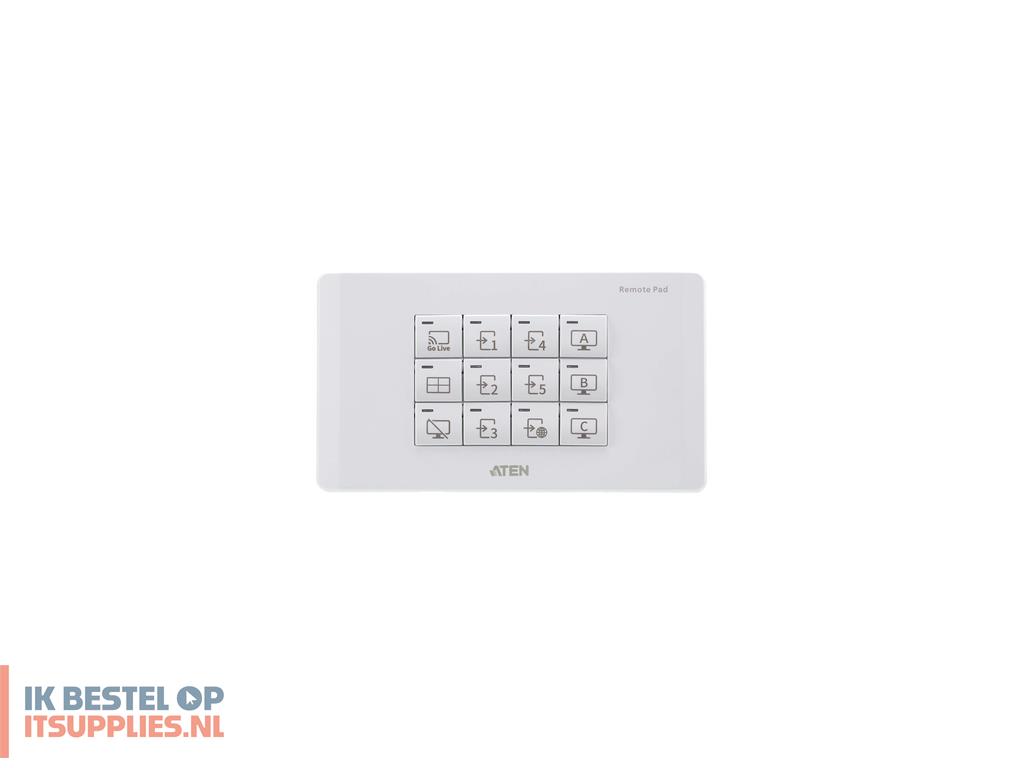 3327811-aten_vpk312k1-at-g_accessoire_voor_videoconferenties_afstandsbediening_wit