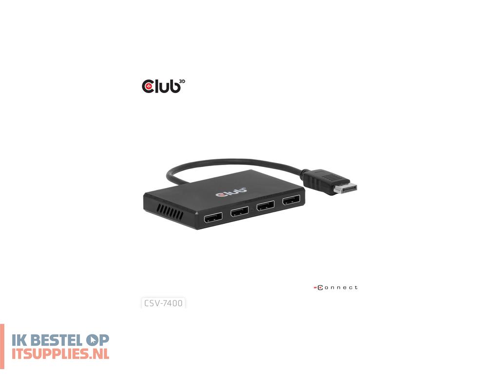 4532137-club3d_csv-7400_video_splitter_4x_displayport