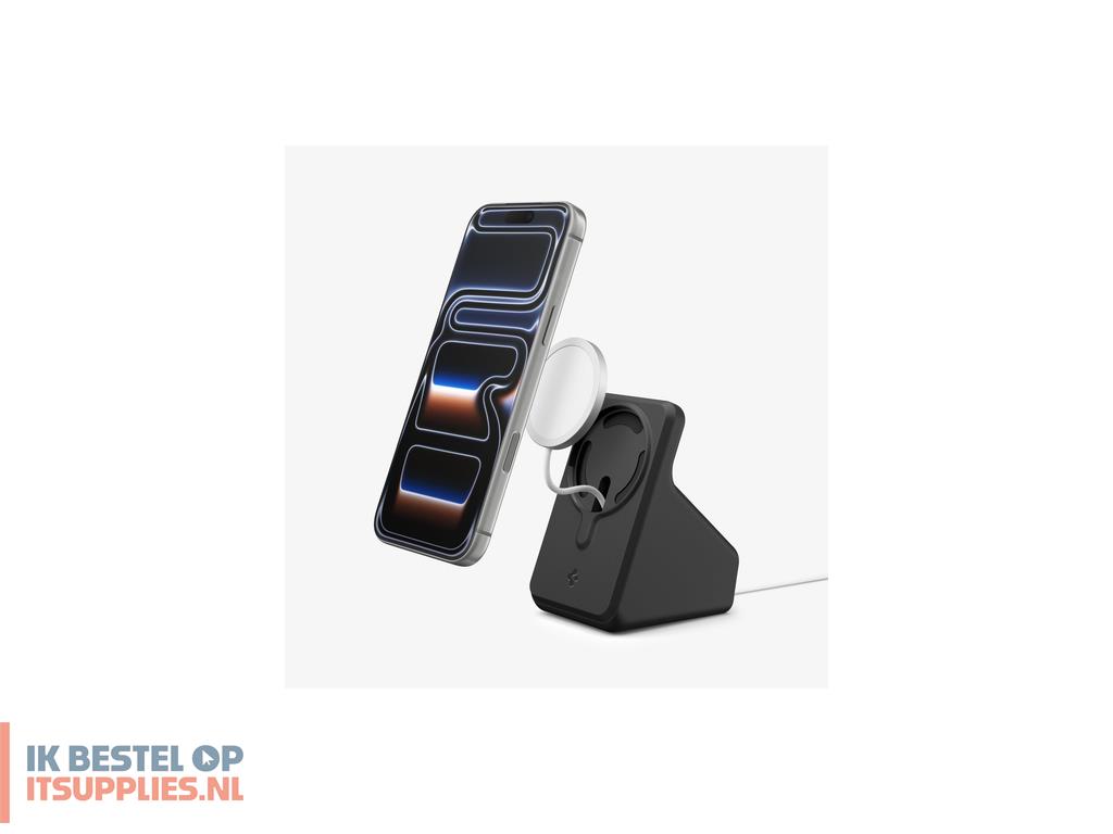0021109-spigen_magsafe_charger_stand_mag_fit_smartphone_zwart_usb_draadloos_opladen_binnen