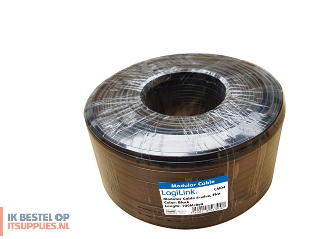1520127-logilink_cm04_telefoonkabel_100_m_zwart