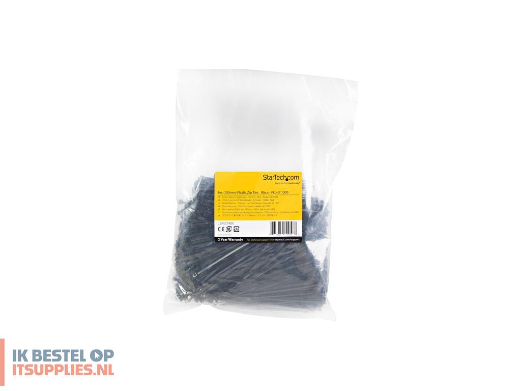 3837931-startechcom_cbmzt4bk_kabelbinder_losmaakbare_kabelbinder_nylon-_kunststof_zwart_1000_stuks