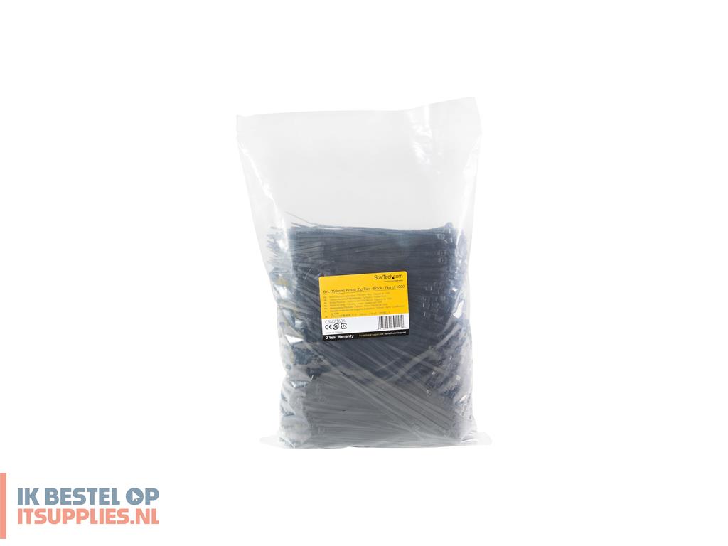 3631811-startechcom_cbmzt6bk_kabelbinder_losmaakbare_kabelbinder_nylon-_kunststof_zwart_1000_stuks