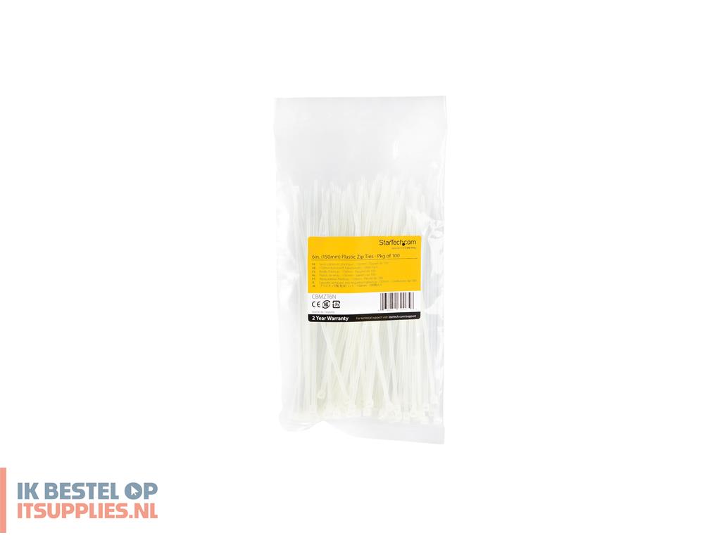 1803448-startechcom_cbmzt6n_kabelbinder_losmaakbare_kabelbinder_nylon-_kunststof_wit_100_stuks