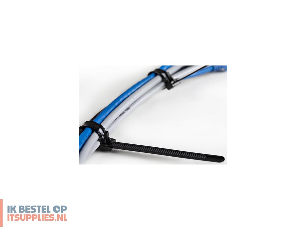 1805500-startechcom_cbmztrb8bk_kabelbinder_losmaakbare_kabelbinder_nylon-_kunststof_zwart_100_stuks