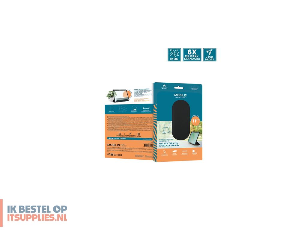 1519752-mobilis_060021_tabletbehuizing_27-9_cm_11_flip_case_zwart-_transparant