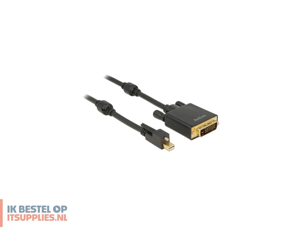 1518144-delock_83725_video_kabel_adapter_1_m_mini_displayport_dvi-d_zwart